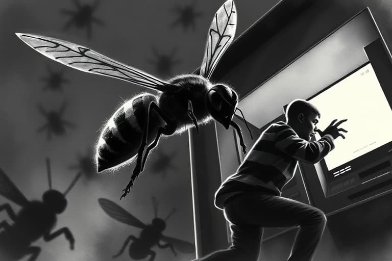 The hunt becomes the hunted. What stalked from the shadows now descends—a fury of geometry and sound.