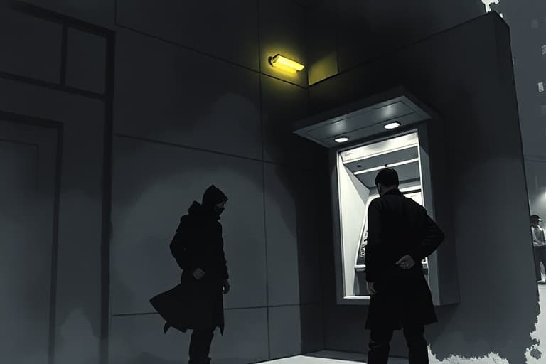 The darkness answers his call. In the spaces between streetlight and shadow, a boy becomes the night itself.